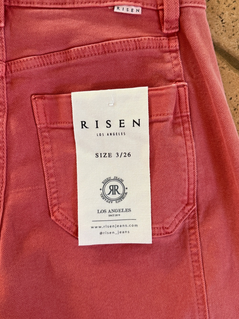 NWT Risen Cropped Wide Leg Barrel Jeans High Rise - Picture 6 of 7